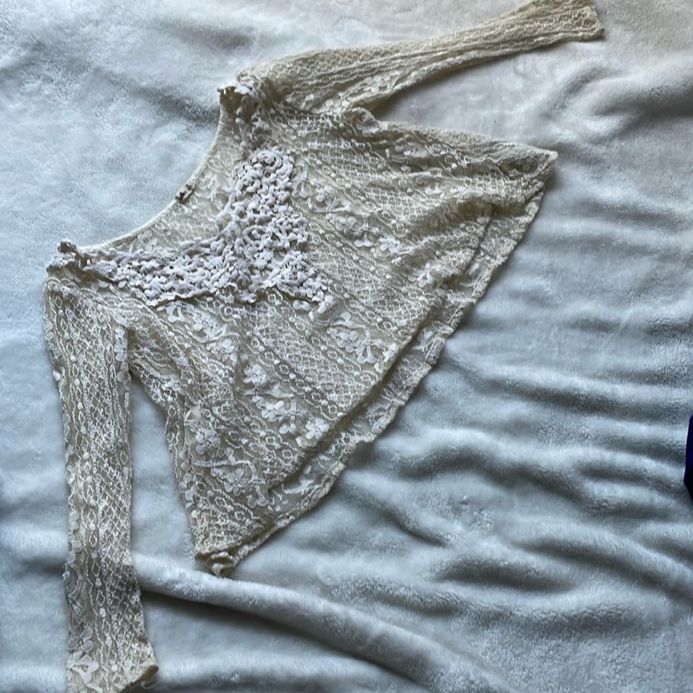Hollister lace shirt